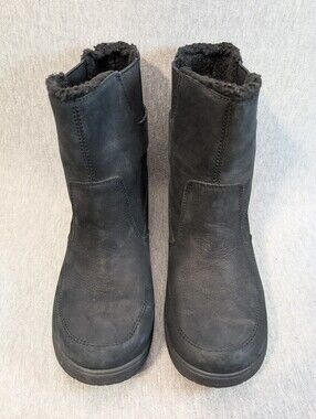 L.L. Bean Tek 2.5 Insulated Boots Women's 8M Black Ankle Slip On